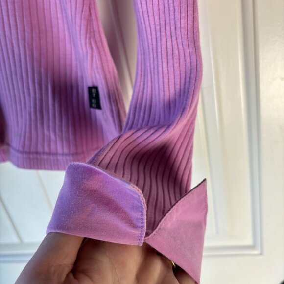 Route 66 Vintage Light Pink Collared Blouse Large - Picture 3 of 6